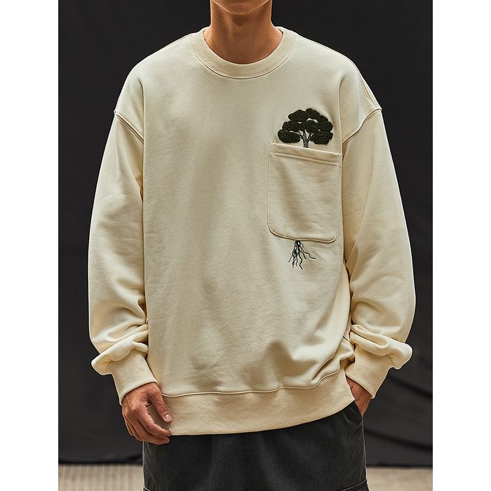 ツリー刺繍 スウェット M10595