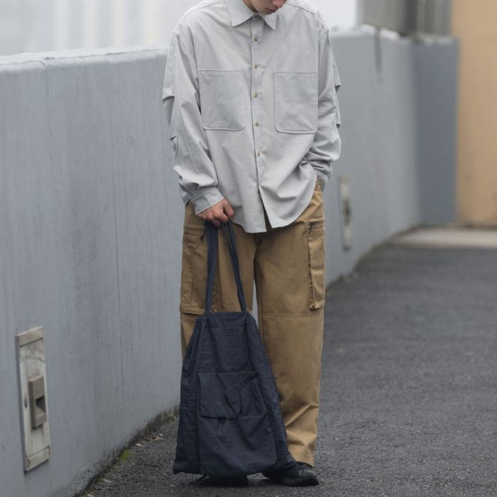 胸ポケット付き 長袖シャツ　M10362