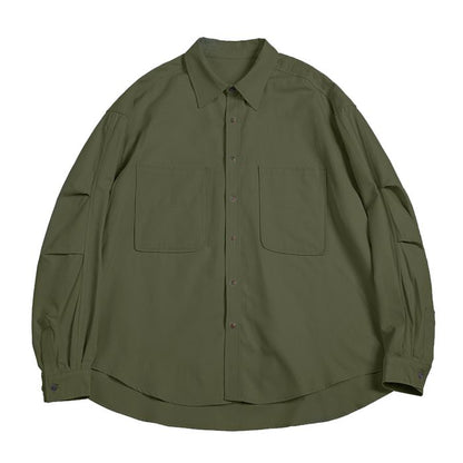 胸ポケット付き 長袖シャツ　M10362