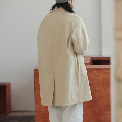 ミディアム丈ステンカラーコート　M10337