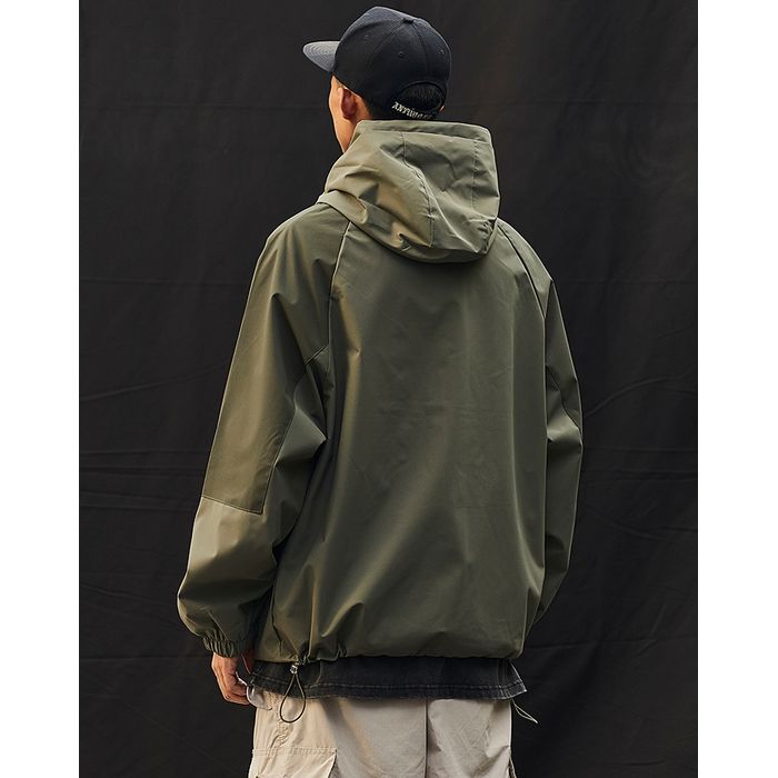 バイカラー フード付きジャケット　M10592