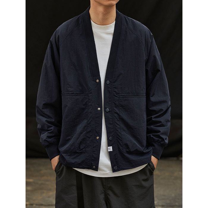 Vネック ノーカラー ジャケット M10471