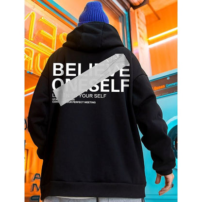 デザインロゴ オーバーサイズ フーディ　M10485