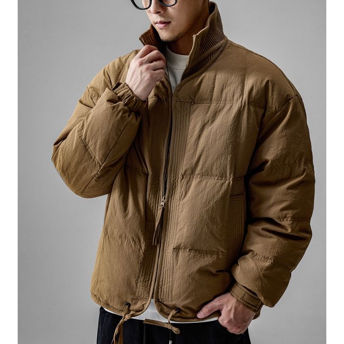 スタンドカラー キルティング ダウンジャケット　M10567