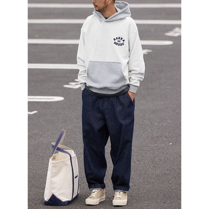 バイカラー プルオーバー フーディ　M10459