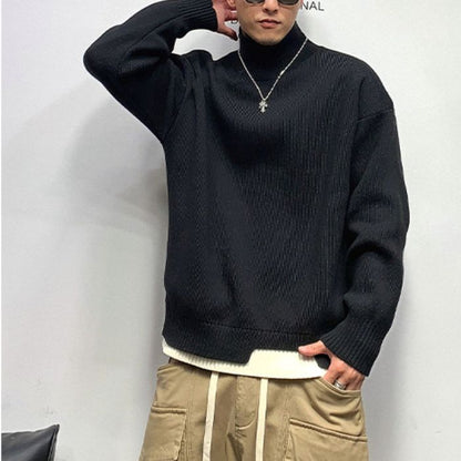 レイヤードデザイン タートルネックニット　M10532