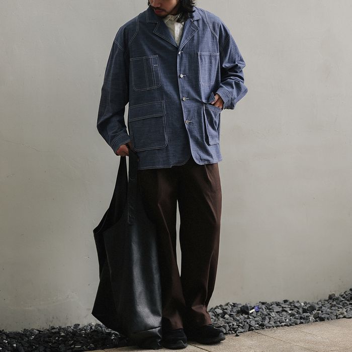 コントラストステッチ シャツ　M10350