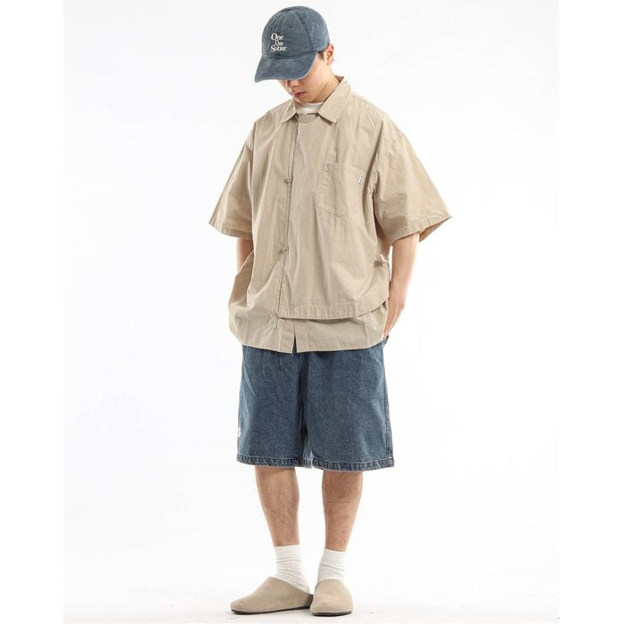 レイヤードデザイン 半袖シャツ　M10753