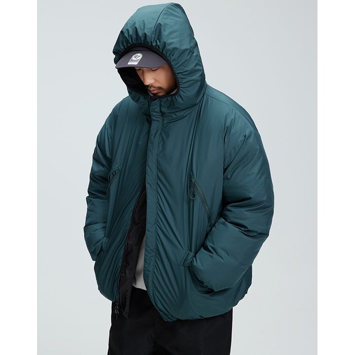 フード付き リバーシブルダウンジャケット M10579