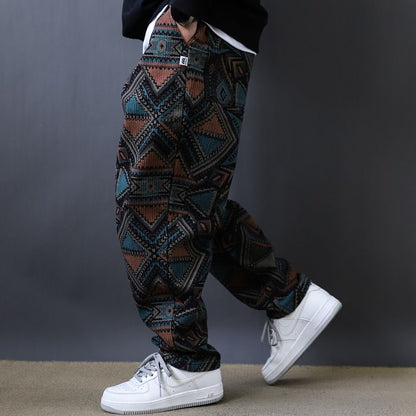 タペストリー柄 パンツ M10486