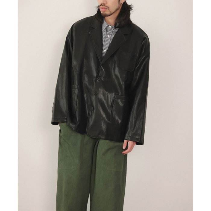 フェイクレザー ジャケット M10385