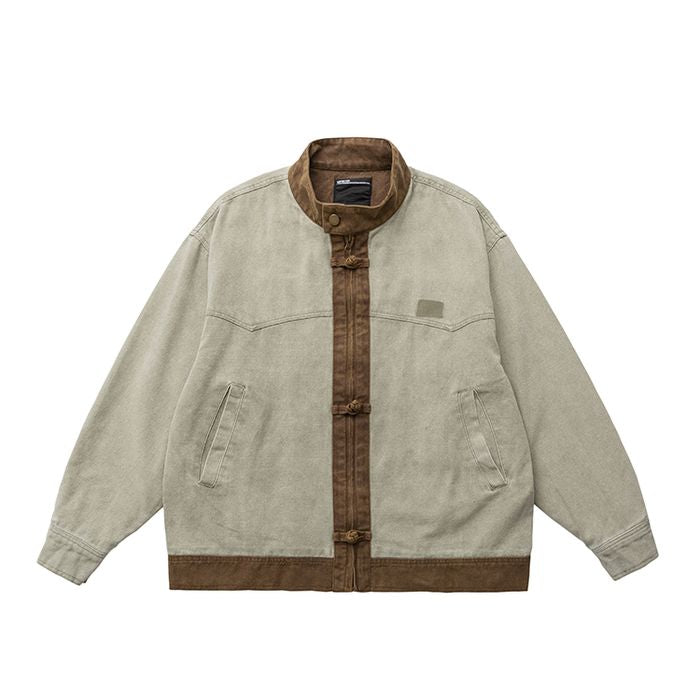 バイカラー デニム ジャケット　M10502