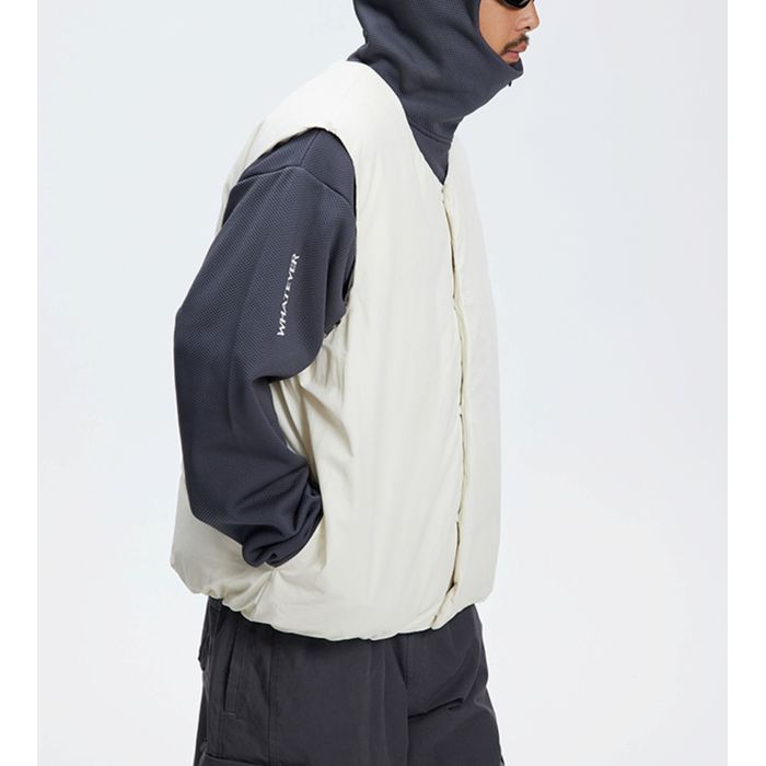 コンシールボタン ダウンベスト M10580