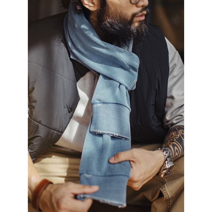 スウェットシャツ風 マフラー　M10555