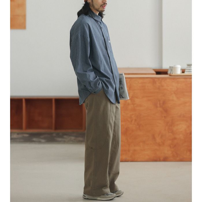 ストライプ柄 シャツ M10428