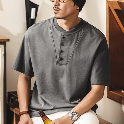 ヘンリーネック Tシャツ　M10743