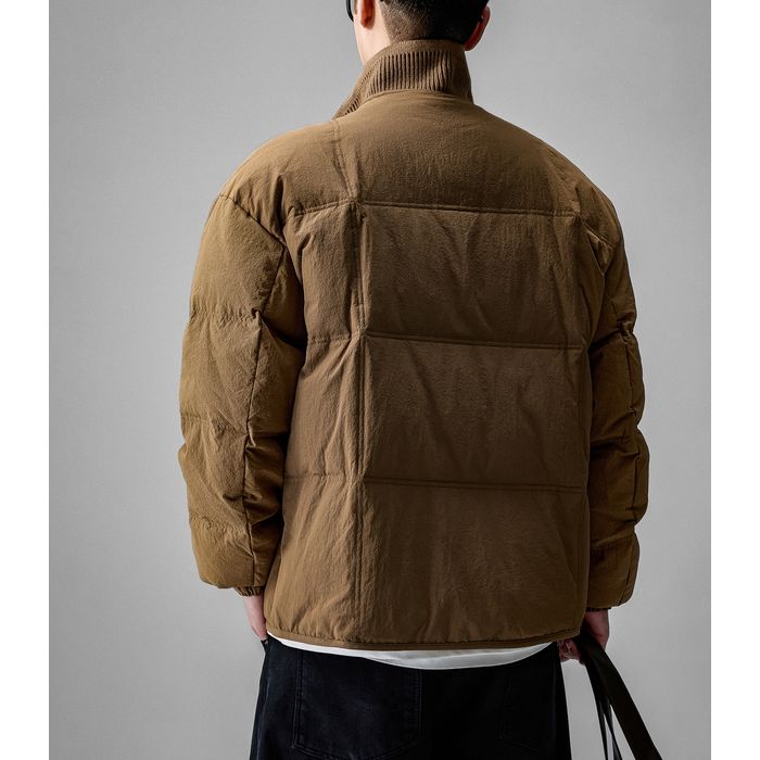 スタンドカラー キルティング ダウンジャケット　M10567