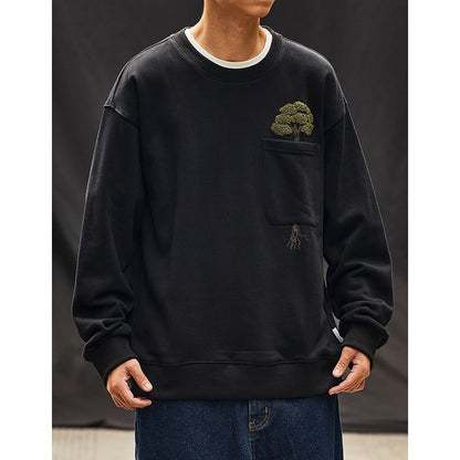 ツリー刺繍 スウェット M10595