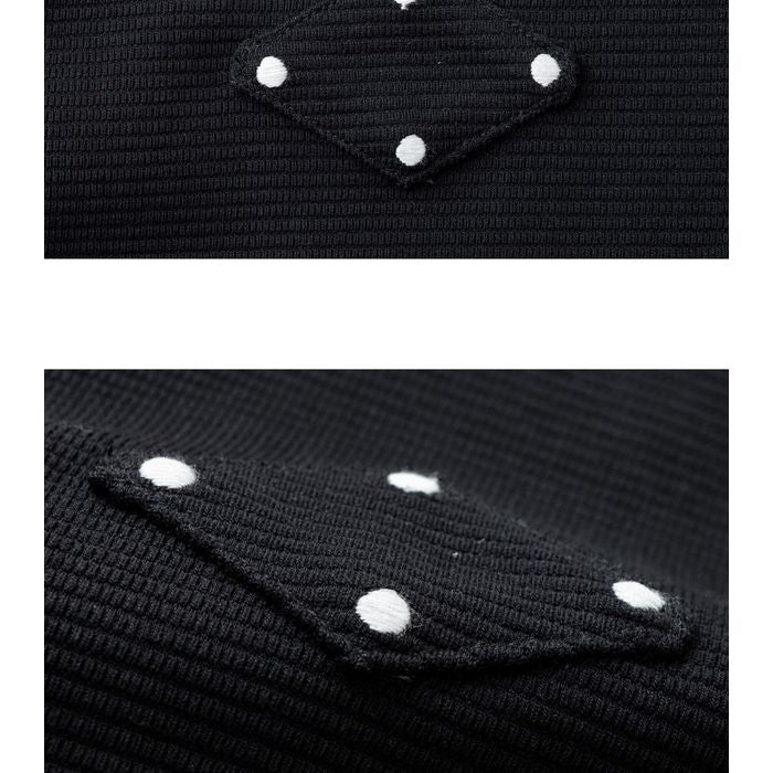 ドットラベル カーディガン　M10536