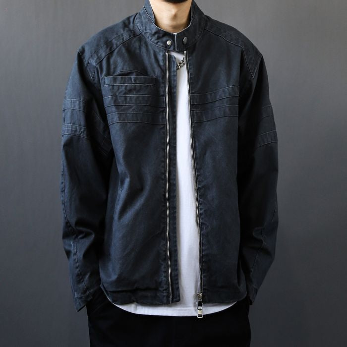 スタンドカラー ジップアップ ジャケット　M10507