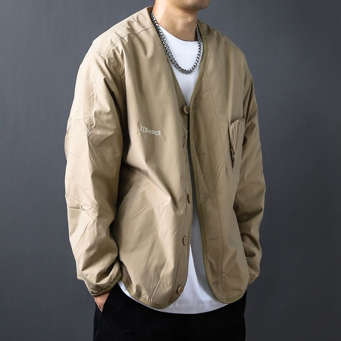 パイピング ノーカラージャケット　M10491