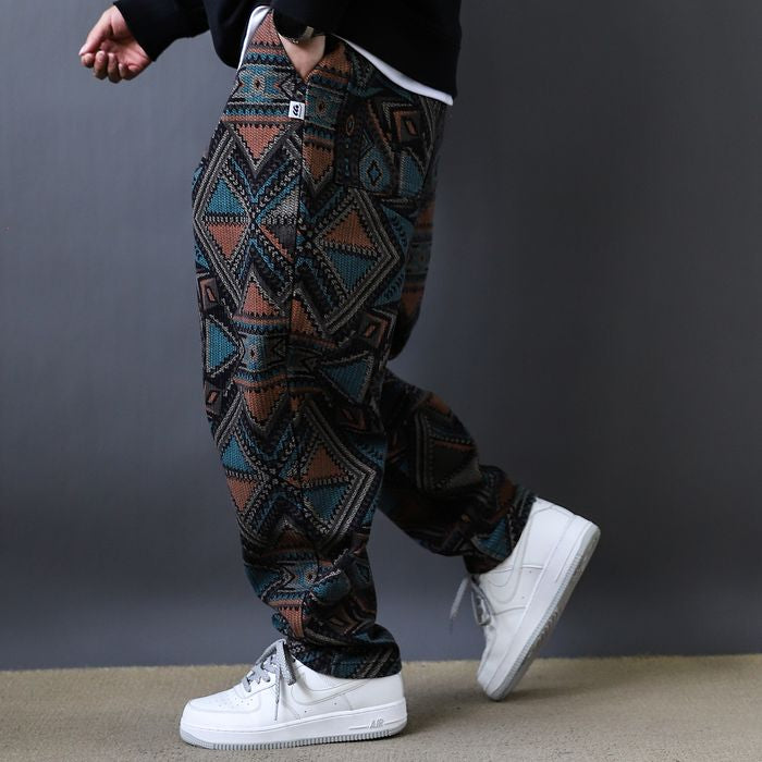 タペストリー柄 パンツ M10486