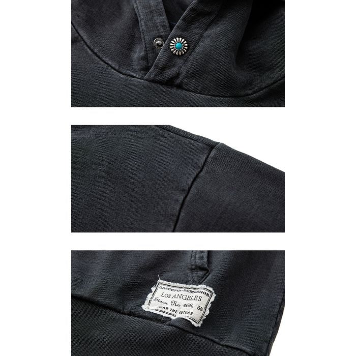 ウォッシュ加工 フーディ　M10414