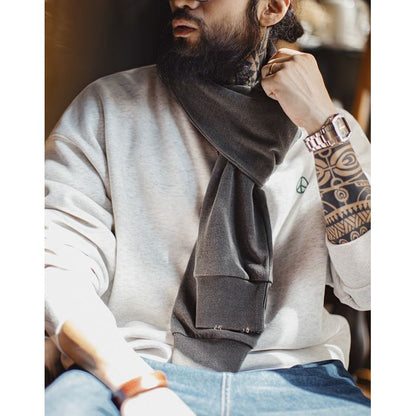 スウェットシャツ風 マフラー　M10555