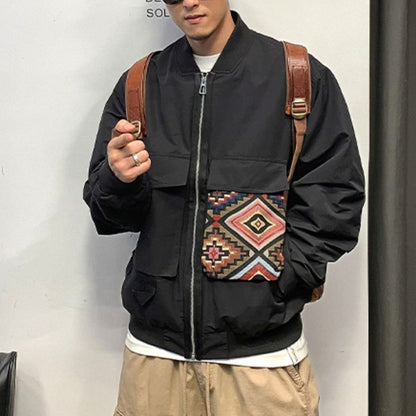 アズテック柄デザイン ジャケット　M10560