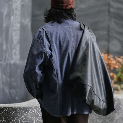 コントラストステッチ シャツ　M10350