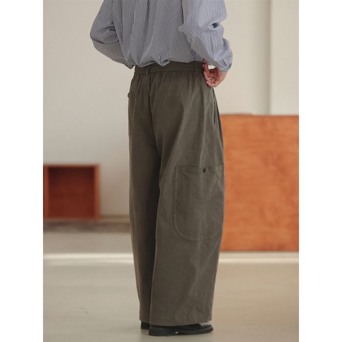 タック入り ワイドパンツ M10377