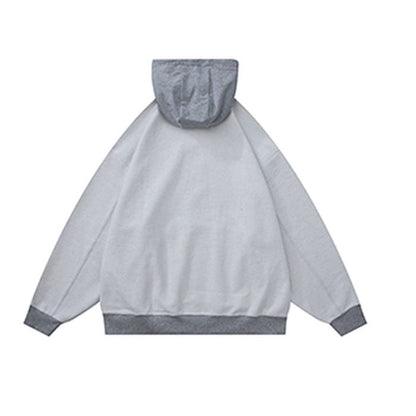 バイカラー プルオーバー フーディ　M10459