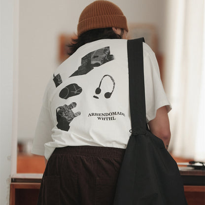 バックプリント Tシャツ　M10191