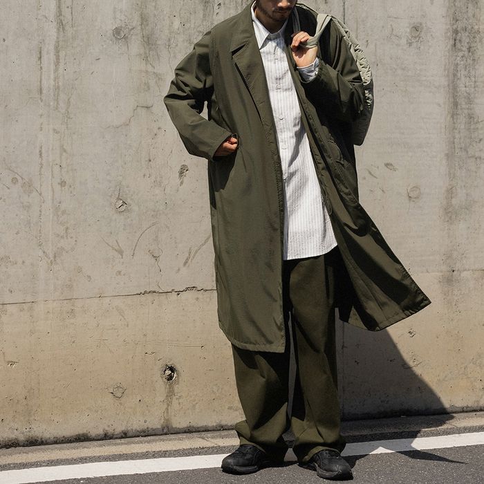 リバーシブル ミドル丈コート　M10342