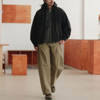 ヴィンテージ風 ジップアップジャケット M10418