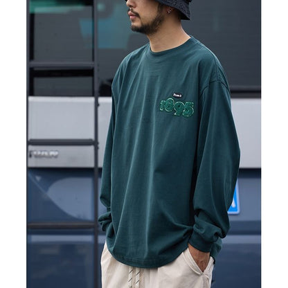 レトロロゴ 長袖Tシャツ　M10578