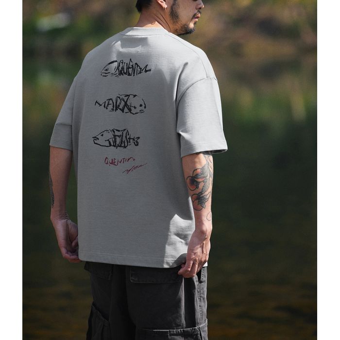バックプリント Tシャツ　M10756