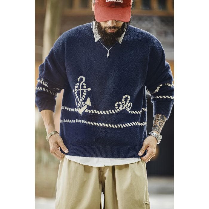 マリンモチーフ ニット　M10554