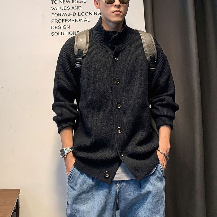 スタンドカラー カーディガン　M10529