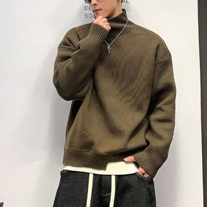 レイヤードデザイン タートルネックニット　M10532