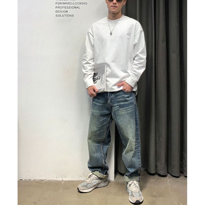 クルーネック 長袖Tシャツ　M10517