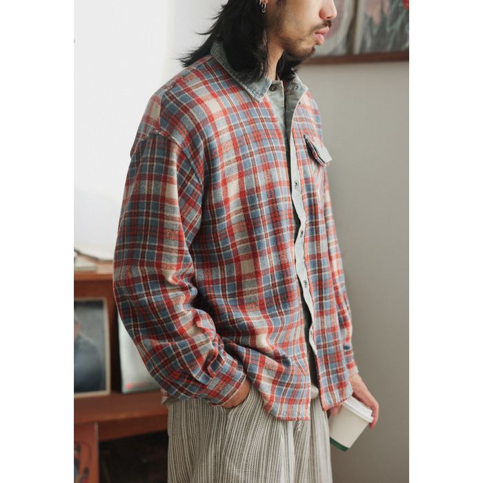 チェック柄 シャツ M10387