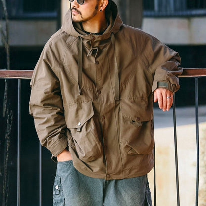 ミリタリースタイル フード付ジャケット　M10636