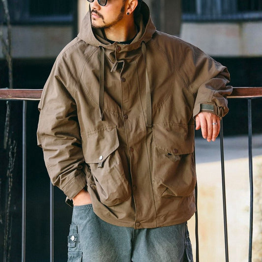 ミリタリースタイル フード付ジャケット　M10636