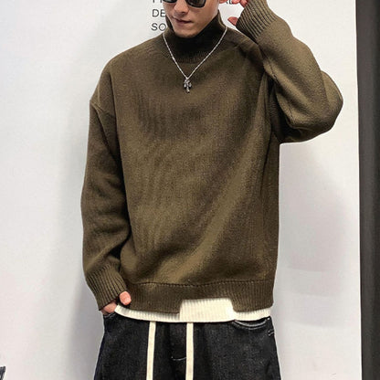 レイヤードデザイン タートルネックニット　M10532