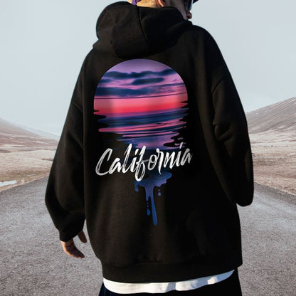 グラフィック プルオーバー フーディ　M10481