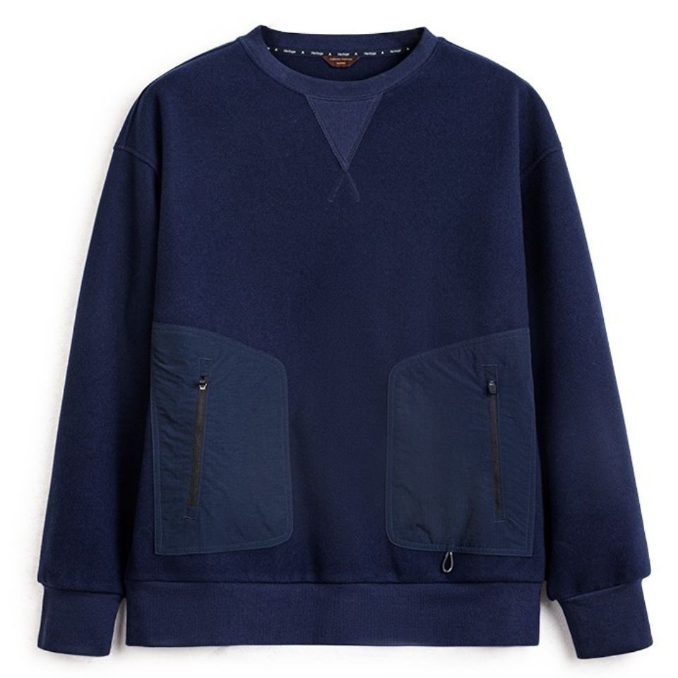 パッチワーク ポケット セーター M10557