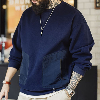 パッチワーク ポケット セーター M10557