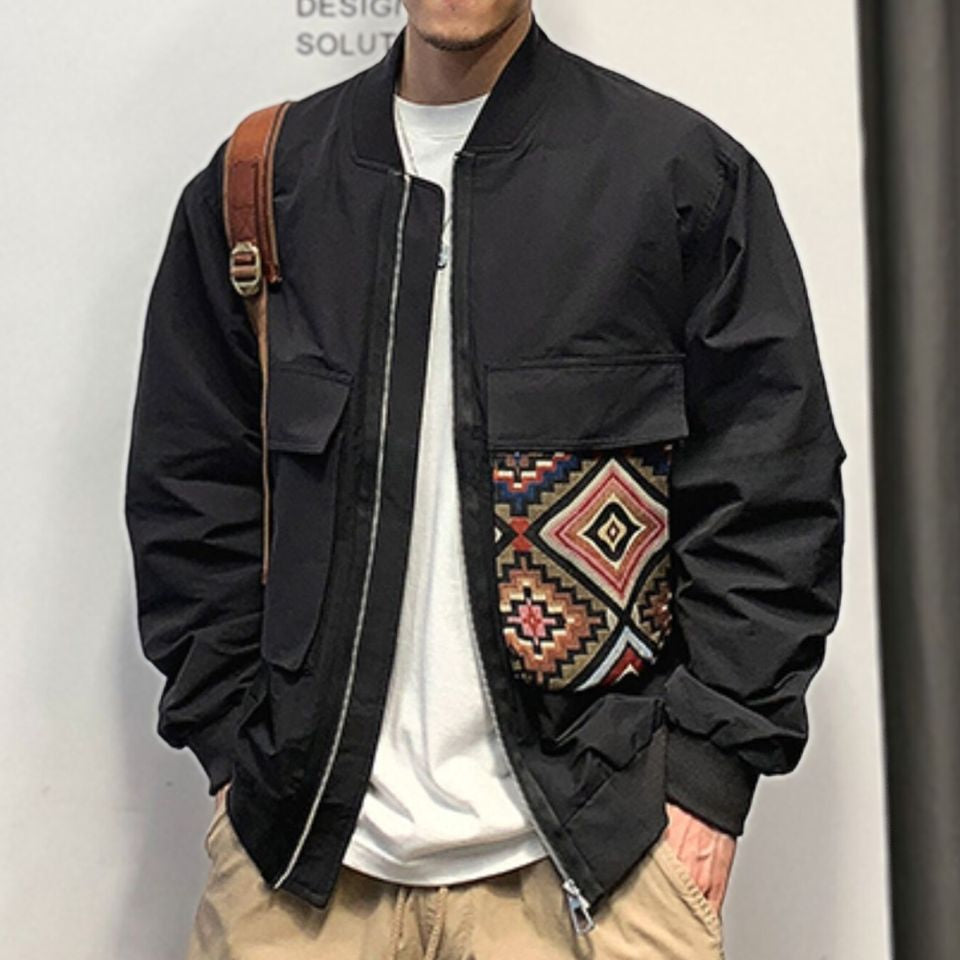 アズテック柄デザイン ジャケット　M10560