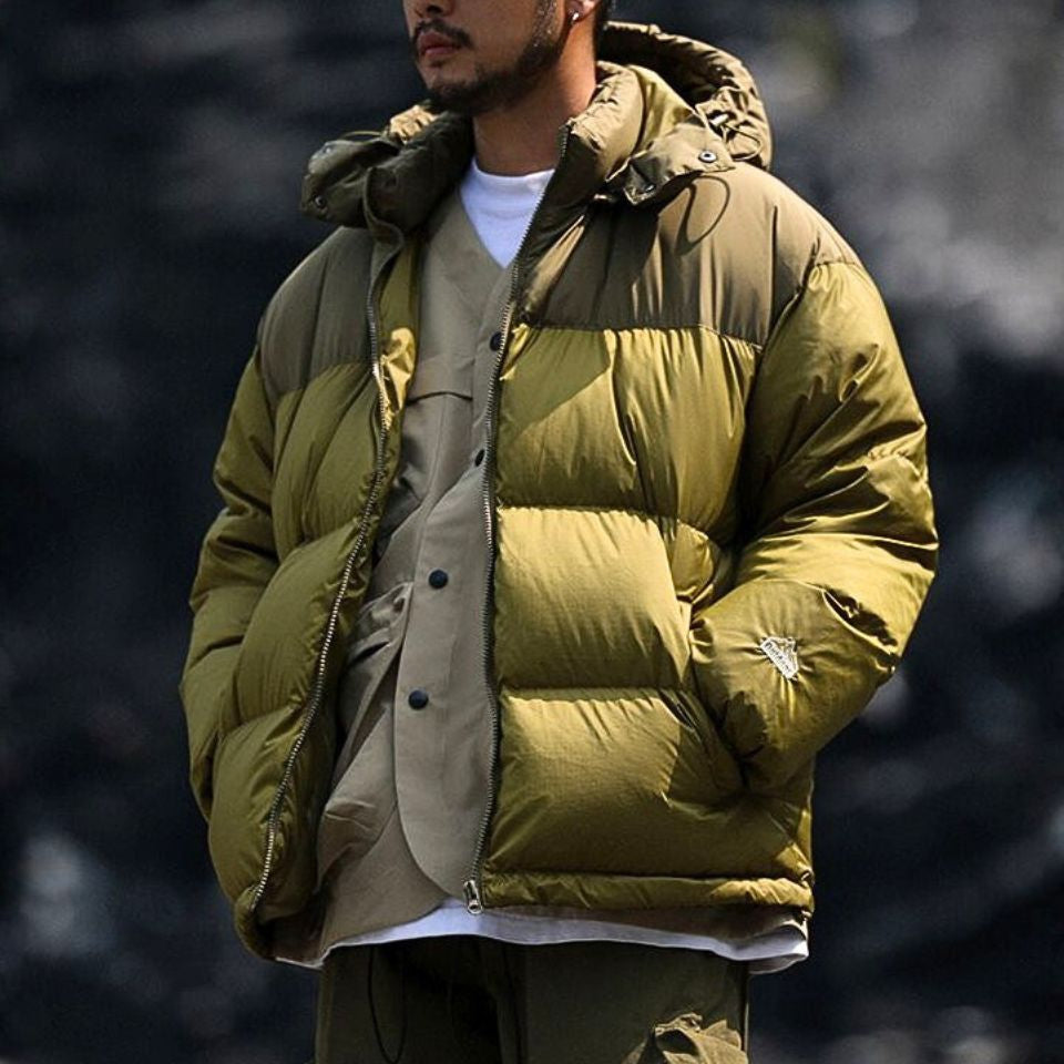 デタッチャブルフード ダウンジャケット　M10563